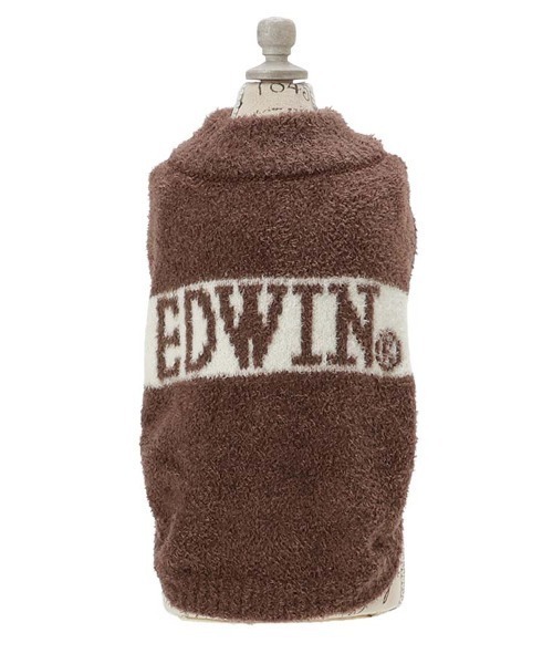 EDWIN(エドウィン)の「EDWIN/もこもこロゴスウェット25a(ペットウェア・メンズ・グリーン/ブラウン・M/S/XS/L/3L/2L)」の3枚目の写真