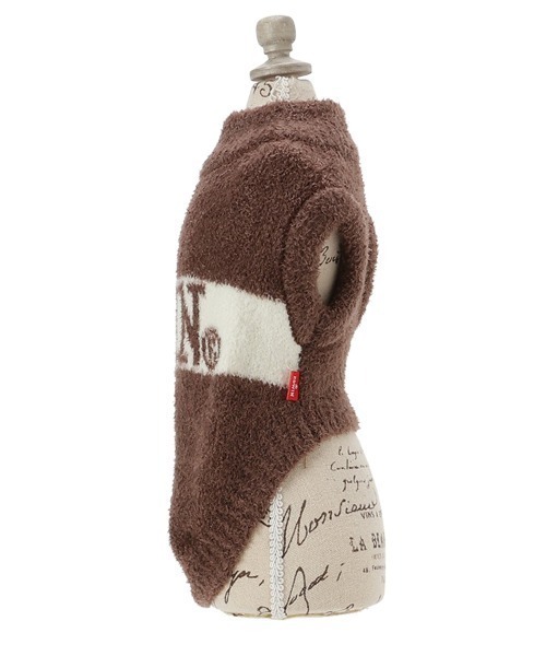 EDWIN(エドウィン)の「EDWIN/もこもこロゴスウェット25a(ペットウェア・メンズ・グリーン/ブラウン・M/S/XS/L/3L/2L)」の4枚目の写真