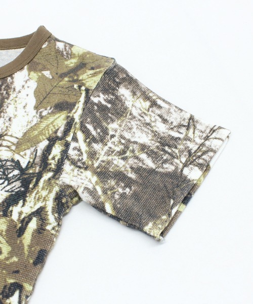 RNA(アールエヌエー)の「M2510 ハグベアワッフルちびT(Tシャツ/カットソー・レディース・クリーム/カモフラージュ/サックスブルー・MEDIUM)」の19枚目の写真