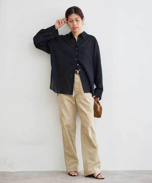 IENA（イエナ）の「シアーボイルシャツ（シャツ/ブラウス）」 - WEAR
