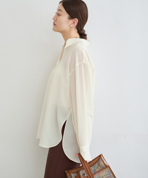 IENA（イエナ）の「シアーボイルシャツ（シャツ/ブラウス）」 - WEAR