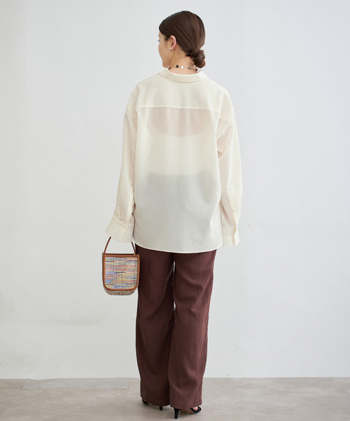 IENA（イエナ）の「シアーボイルシャツ（シャツ/ブラウス）」 - WEAR