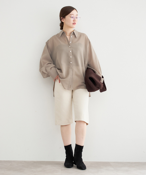 IENA（イエナ）の「シアーボイルシャツ（シャツ/ブラウス）」 - WEAR