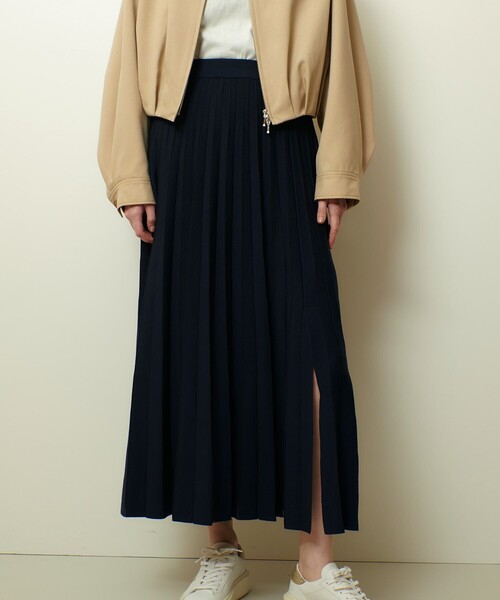 allureville（アルアバイル）の「ソウバリシアーコンビプリーツスカート（スカート・レディース・アイボリー/レッド/ネイビー・2）」の15枚目の写真