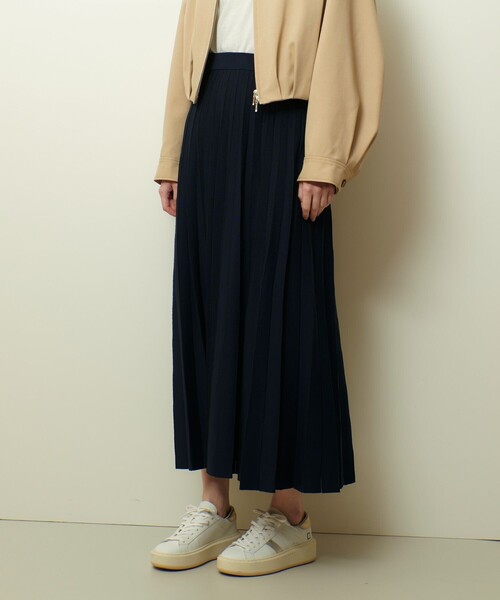 allureville（アルアバイル）の「ソウバリシアーコンビプリーツスカート（スカート・レディース・アイボリー/レッド/ネイビー・2）」の16枚目の写真