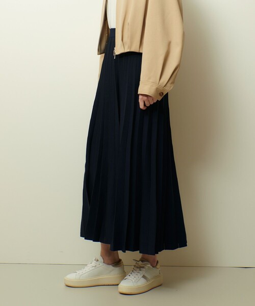 allureville（アルアバイル）の「ソウバリシアーコンビプリーツスカート（スカート・レディース・アイボリー/レッド/ネイビー・2）」の17枚目の写真