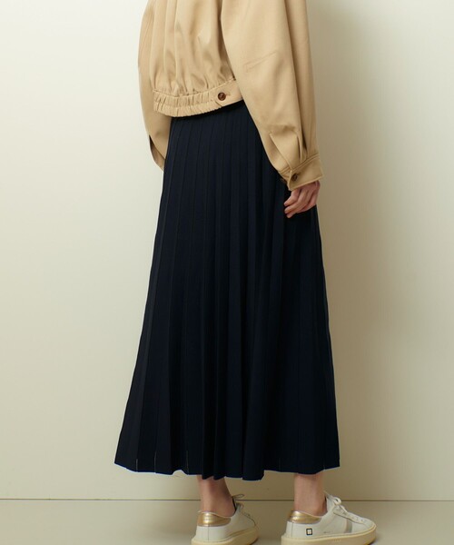 allureville（アルアバイル）の「ソウバリシアーコンビプリーツスカート（スカート・レディース・アイボリー/レッド/ネイビー・2）」の18枚目の写真