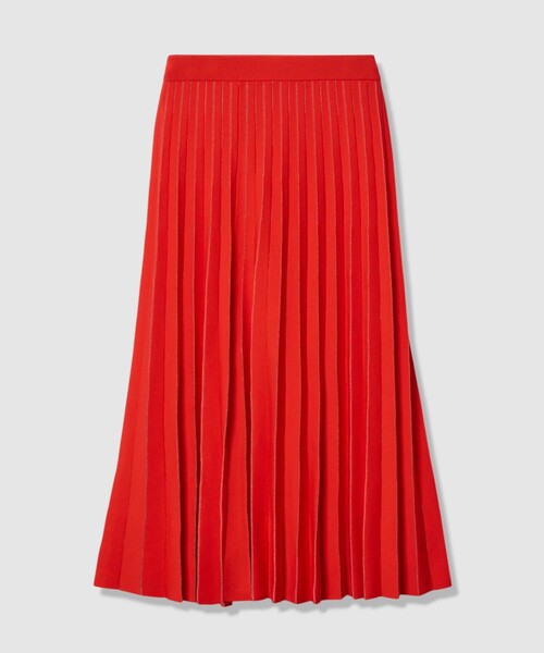 allureville（アルアバイル）の「ソウバリシアーコンビプリーツスカート（スカート・レディース・アイボリー/レッド/ネイビー・2）」の9枚目の写真