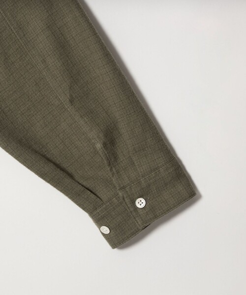 セール】＜Steven Alan＞ ネル マイクロチェック オープンカラー