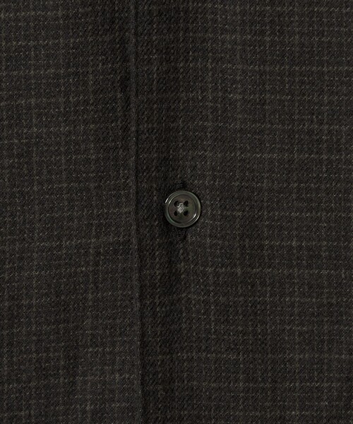 セール】＜Steven Alan＞ ネル マイクロチェック オープンカラー