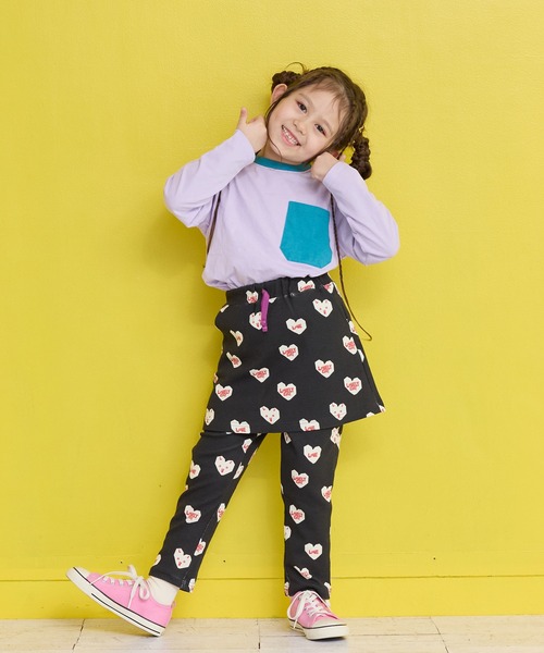 Life Support Products（ライフサポートプロダクツ）の「配色ポケットロンTee（Tシャツ/カットソー・キッズ・グリーン系その他/グレー系その他/ベージュ/ブラック/ホワイト系その他/ラベンダー/オレンジ/オフホワイト・90/100/110/120/80/130/95/140/150）」の17枚目の写真