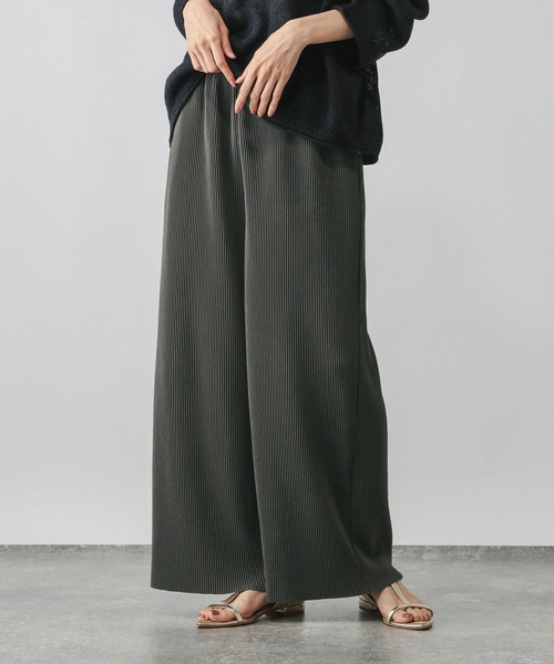 セール】セルフカットプリーツパンツ/579557（その他パンツ）｜GLOBAL