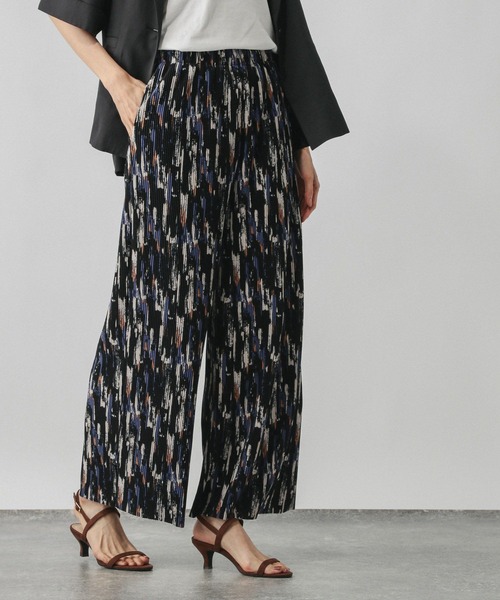 GLOBAL WORK（グローバルワーク）の「セルフカットプリーツパンツ/579557（その他パンツ・レディース・マスタード/スミクロ/ブラック系その他/ブラック・MEDIUM/LARGE）」の12枚目の写真