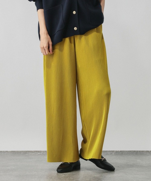 GLOBAL WORK（グローバルワーク）の「セルフカットプリーツパンツ/579557（その他パンツ・レディース・マスタード/スミクロ/ブラック系その他/ブラック・MEDIUM/LARGE）」の20枚目の写真