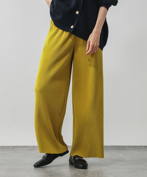 GLOBAL WORK（グローバルワーク）の「セルフカットプリーツパンツ/579557（その他パンツ・レディース・マスタード/スミクロ/ブラック系その他/ブラック・MEDIUM/LARGE）」の21枚目の写真