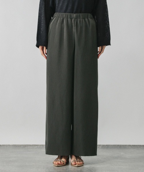 セール】セルフカットプリーツパンツ/579557（その他パンツ）｜GLOBAL