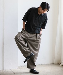 No Rule No Line（ノール－ルノーライン）の「2タックワイドフェイクスウェードパンツ（その他パンツ・メンズ）」