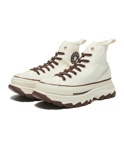 CONVERSE(コンバース)の「CONVERSE ALL STAR TREKWAVE CB HI(コンバース オールスター トレックウエーブ CB HI)(スニーカー・メンズ・ベージュ系/ブラウン系・23cm/23.5cm/24cm/24.5cm/25cm/25.5cm/26cm/26.5cm/27cm/27.5cm/28cm/29cm)」の1枚目の写真