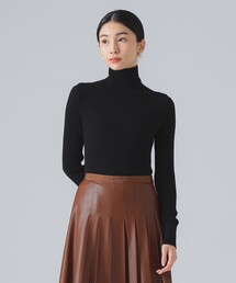 EFFE BEAMS | カシミヤ混 タートルネック ニット(ニット/セーター)