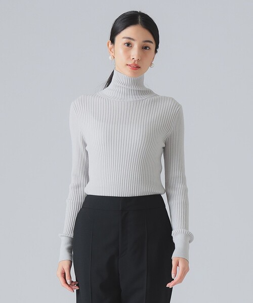 EFFE BEAMS(エッフェビームス)の「【1/15再値下げ】カシミヤ混 タートルネック ニット(ニット/セーター・レディース・ホワイト系その他6/ブラック/ピンク・ONE SIZE)」の7枚目の写真