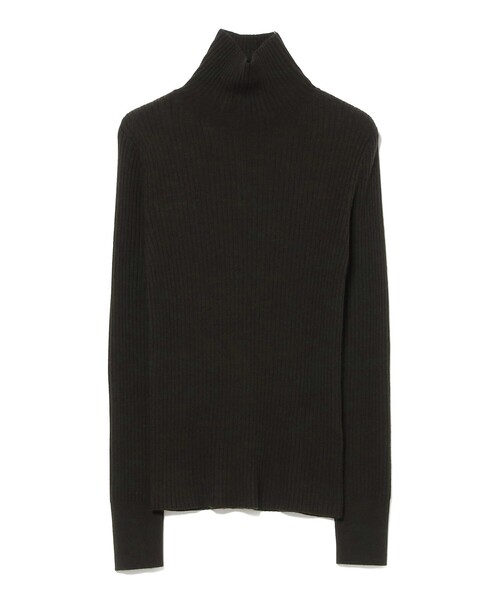 美品 Beams F 黒 タートルネック ニット 48 BEAMS F（ビームスエフ）の