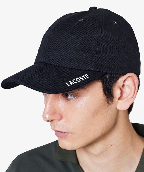 LACOSTE（ラコステ）の「ブリムプリント6パネルキャップ（キャップ・メンズ・ブラック・58cm）」の14枚目の写真