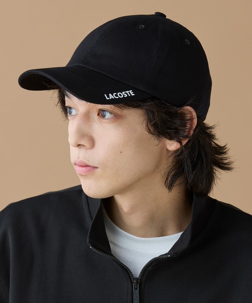 LACOSTE（ラコステ）の「ブリムプリント6パネルキャップ（キャップ・メンズ・ブラック・58cm）」の5枚目の写真