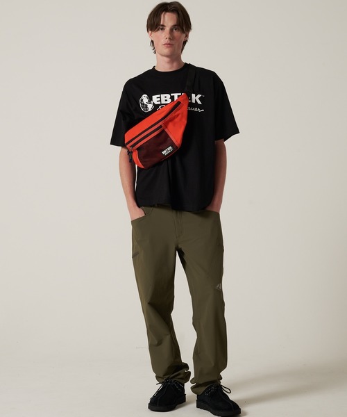 Eddie Bauer(エディーバウアー)の「EBTEK メッシュ ウエストバッグ(ボディバッグ/ウエストポーチ・メンズ・グリーン/ブラック/オレンジ・F)」の1枚目の写真