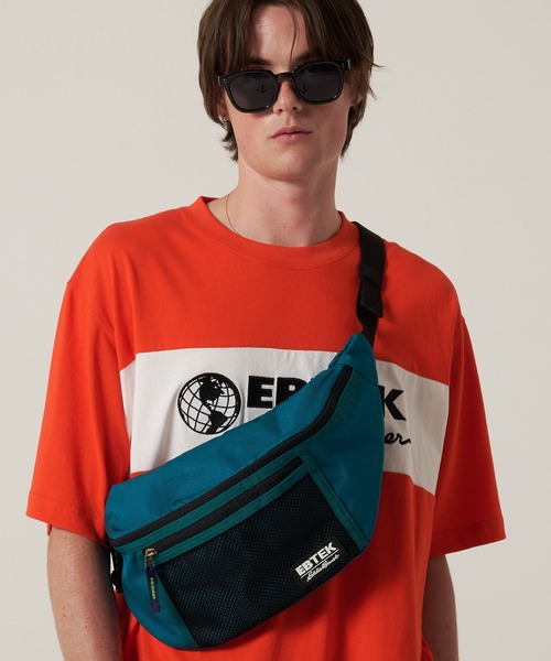 Eddie Bauer(エディーバウアー)の「EBTEK メッシュ ウエストバッグ(ボディバッグ/ウエストポーチ・メンズ・グリーン/ブラック/オレンジ・F)」の3枚目の写真