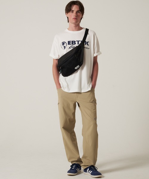Eddie Bauer(エディーバウアー)の「EBTEK メッシュ ウエストバッグ(ボディバッグ/ウエストポーチ・メンズ・グリーン/ブラック/オレンジ・F)」の4枚目の写真