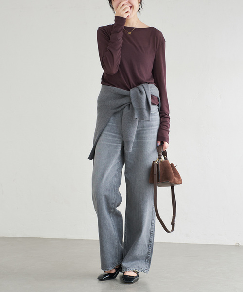 LE TALON（ルタロン）の「4cm Wストラップスリングバック（パンプス・レディース・ブラックミックス/キャメル/ボルドー・22.5cm/22cm/23.5cm/25cm/24cm/24.5cm/23cm）」の6枚目の写真