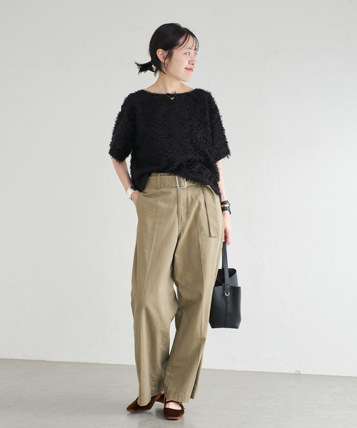 LE TALON（ルタロン）の「4cm Wストラップスリングバック（パンプス・レディース・ブラックミックス/キャメル/ボルドー・22.5cm/22cm/23.5cm/25cm/24cm/24.5cm/23cm）」の10枚目の写真