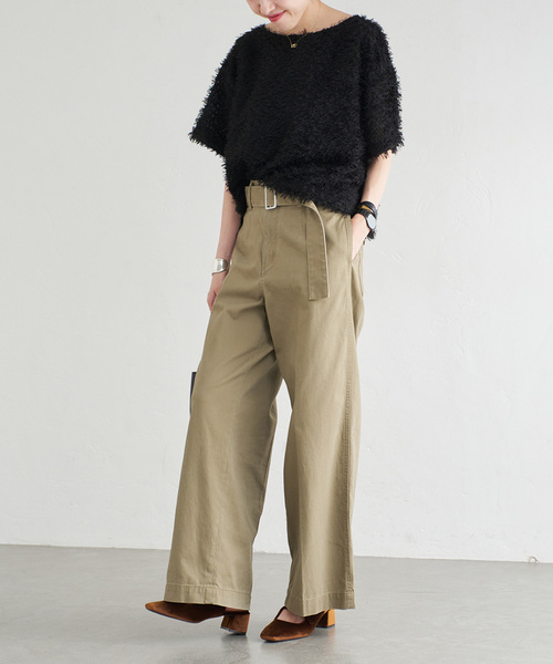 LE TALON（ルタロン）の「4cm Wストラップスリングバック（パンプス・レディース・ブラックミックス/キャメル/ボルドー・22.5cm/22cm/23.5cm/25cm/24cm/24.5cm/23cm）」の11枚目の写真