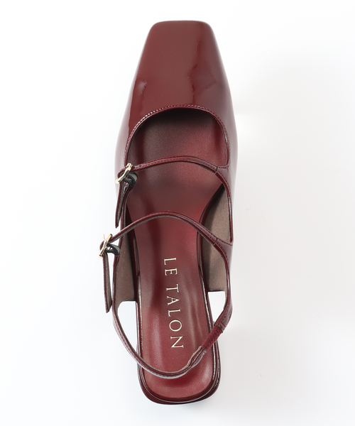 LE TALON（ルタロン）の「4cm Wストラップスリングバック（パンプス・レディース・ブラックミックス/キャメル/ボルドー・22.5cm/22cm/23.5cm/25cm/24cm/24.5cm/23cm）」の20枚目の写真