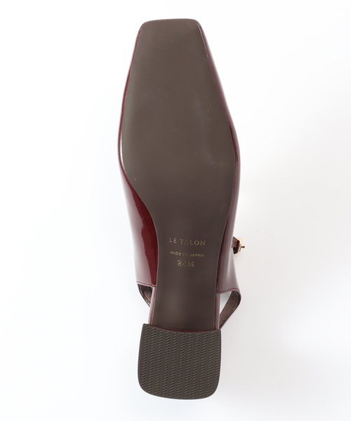 LE TALON（ルタロン）の「4cm Wストラップスリングバック（パンプス・レディース・ブラックミックス/キャメル/ボルドー・22.5cm/22cm/23.5cm/25cm/24cm/24.5cm/23cm）」の21枚目の写真