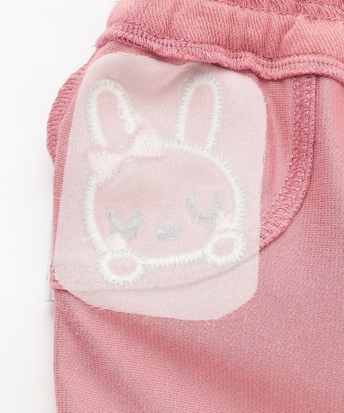 KP（ケーピー）の「mimiちゃんアップリケ ヒップフリル ニットツイル パンツ（その他パンツ・キッズ・ピンク/ネイビー/パープル・80ｃｍ/90cm/100cm）」の9枚目の写真