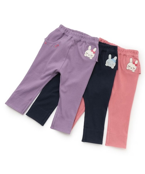 KP（ケーピー）の「mimiちゃんアップリケ ヒップフリル ニットツイル パンツ（その他パンツ・キッズ・ピンク/ネイビー/パープル・80ｃｍ/90cm/100cm）」の13枚目の写真