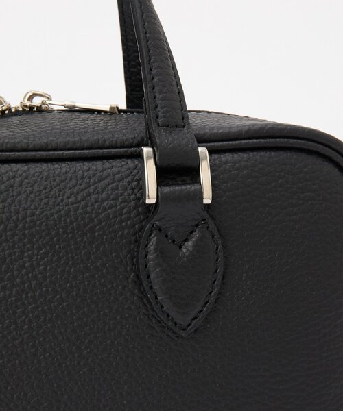 russet（ラシット）の「レザー2WAYミニボストンバッグ（ボストンバッグ・レディース・ブラック/ブラウン/ベージュ/ボルドー/グレイッシュベージュ・FREE）」の14枚目の写真