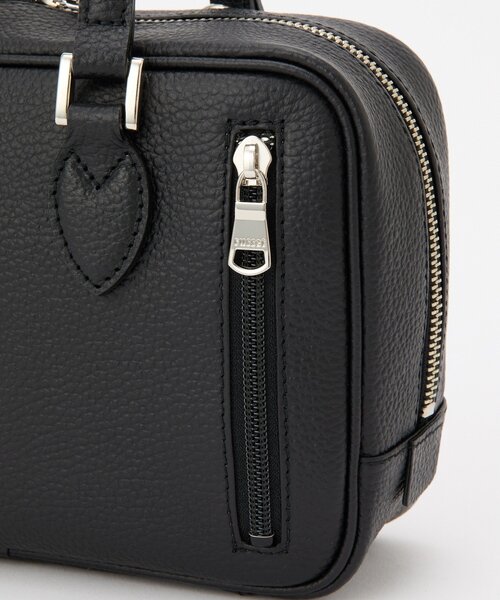 russet（ラシット）の「レザー2WAYミニボストンバッグ（ボストンバッグ・レディース・ブラック/ブラウン/ベージュ/ボルドー/グレイッシュベージュ・FREE）」の16枚目の写真