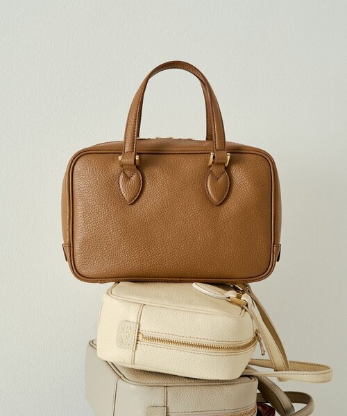 レザー2WAYミニボストンバッグ（ボストンバッグ）｜russet（ラシット