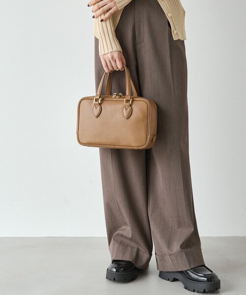 レザー2WAYミニボストンバッグ（ボストンバッグ）｜russet（ラシット