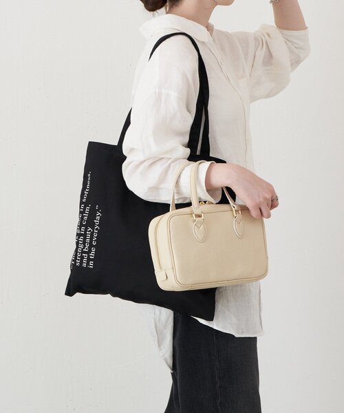 レザー2WAYミニボストンバッグ（ボストンバッグ）｜russet