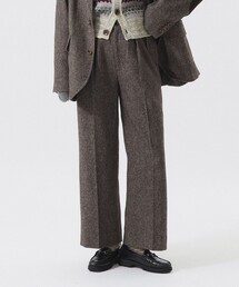 BEAMS BOY | ツイード ワイド スラックス(スラックス)