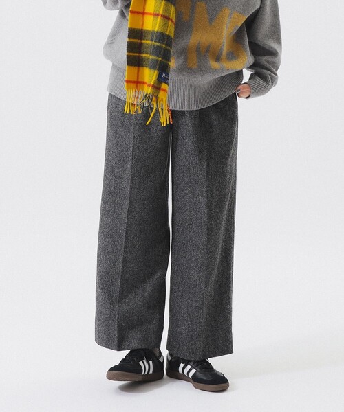 BEAMS BOY（ビームスボーイ）の「ツイード ワイド スラックス（スラックス・レディース・グレー/ブラウン・0/1）」の8枚目の写真