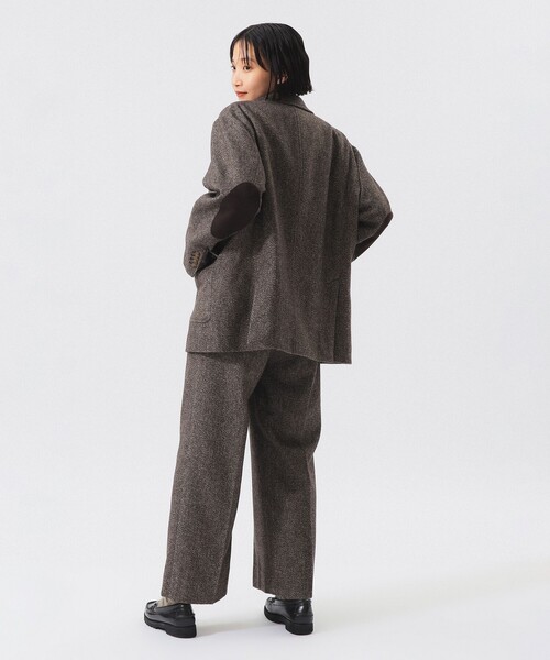 BEAMS BOY（ビームスボーイ）の「ツイード ワイド スラックス（スラックス・レディース・グレー/ブラウン・0/1）」の10枚目の写真