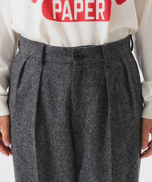 BEAMS BOY（ビームスボーイ）の「ツイード ワイド スラックス（スラックス・レディース・グレー/ブラウン・0/1）」の16枚目の写真
