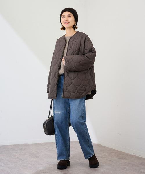 FRAMeWORK(フレームワーク) FRAMeWORK キルティング2WAYテントブルゾン