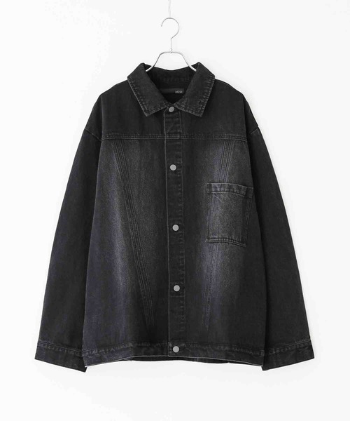 MDR（エムディアール）の「オーバーサイズデニムジャケット【セットアップ対応】（デニムジャケット・メンズ・ネイビー/ブラック・L/M）」の20枚目の写真