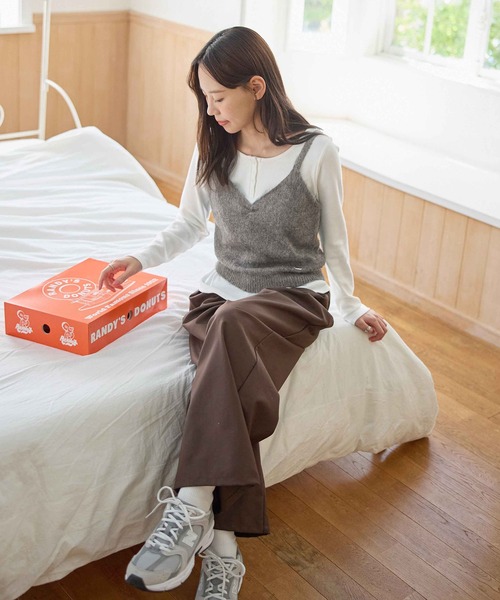 CHAN ME(チャンミ)の「ヘンリーネックプルオーバー(Tシャツ/カットソー・レディース・グレー/ブラック/ホワイト・X-LARGE/LARGE/MEDIUM)」の13枚目の写真