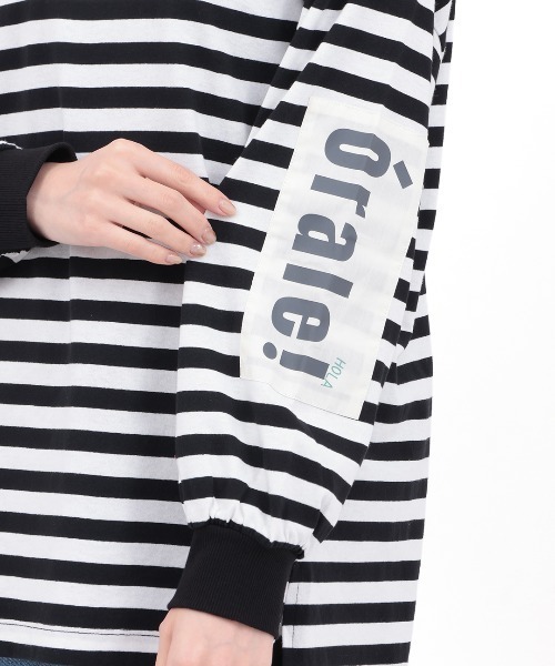 チチカカ(チチカカ)の「Orale! モチーフパッチロングTシャツ(Tシャツ/カットソー・レディース・ブラック/ライトグレー/ピンク・FREE)」の16枚目の写真